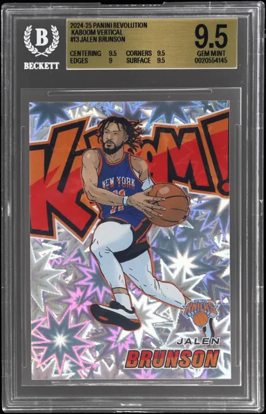 2024 Panini Revolution Kaboom Vertical Jalen Brunson #13 BGS 9.5